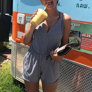 Grey romper from Pink